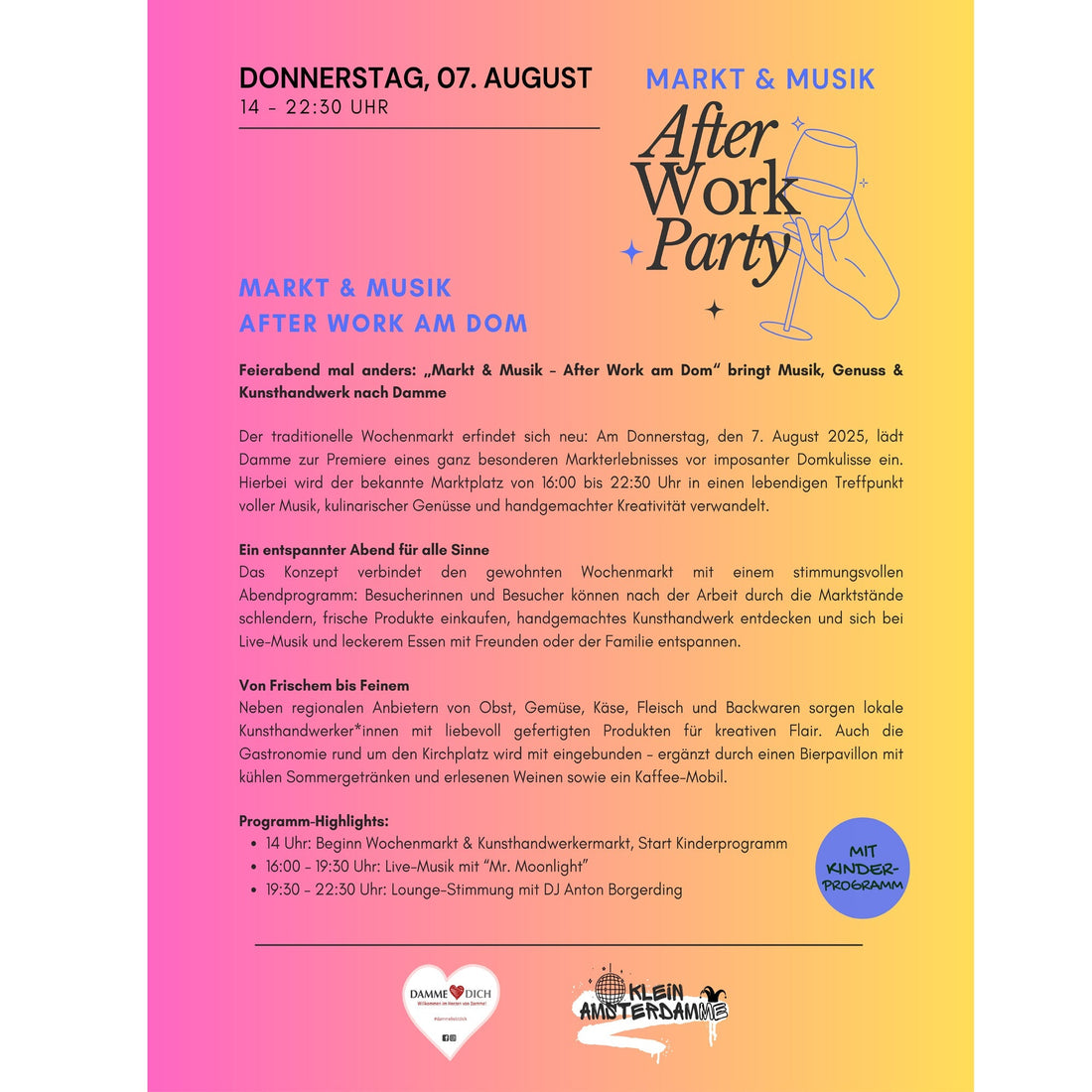 Markt & Musik After Work am Dom