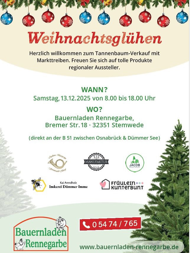 13.12.2025             Weihnachtsglühen Rennergabe Stemwede