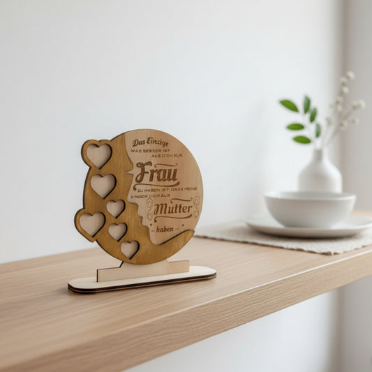 Aufsteller Einzigartige Frau - Maloah Handmade Design