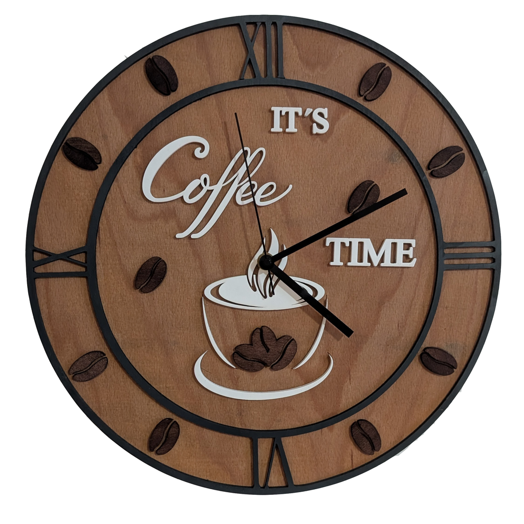 Wanduhr Barista - Maloah Handmade Design