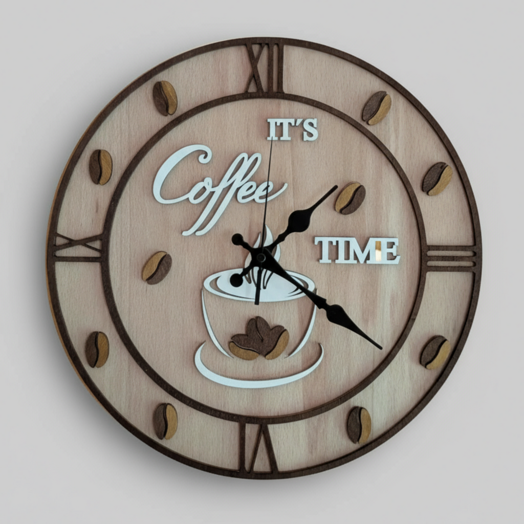 Wanduhr Barista - Maloah Handmade Design