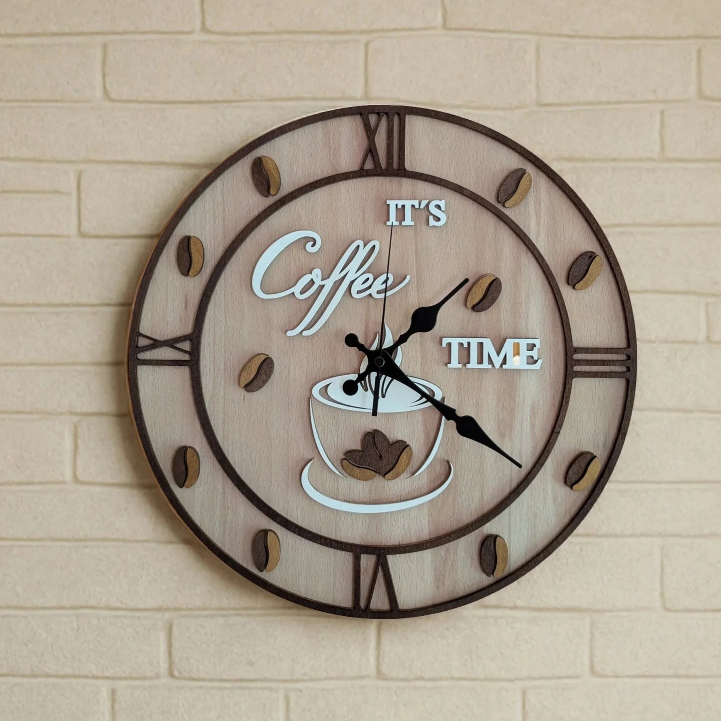 Wanduhr Barista - Maloah Handmade Design