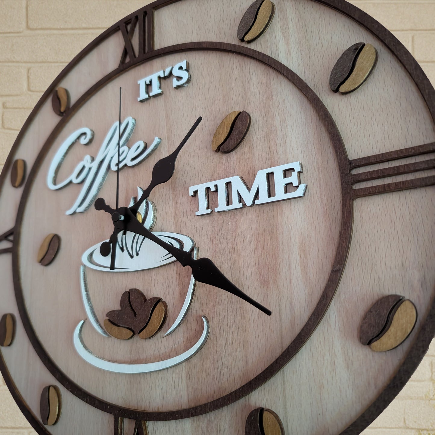 Wanduhr Barista - Maloah Handmade Design