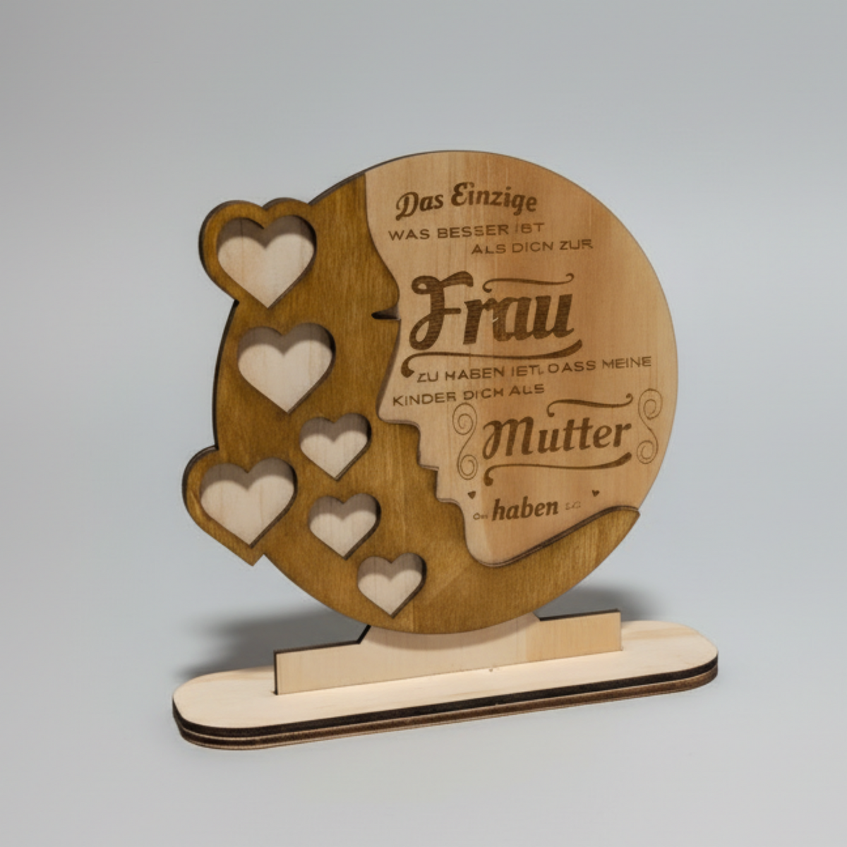 Aufsteller Einzigartige Frau - Maloah Handmade Design