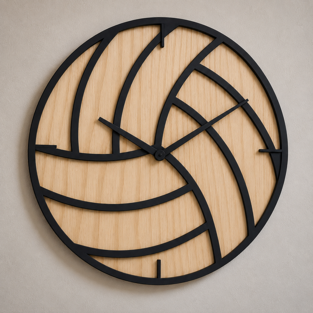 Handgemachte volleball uhr