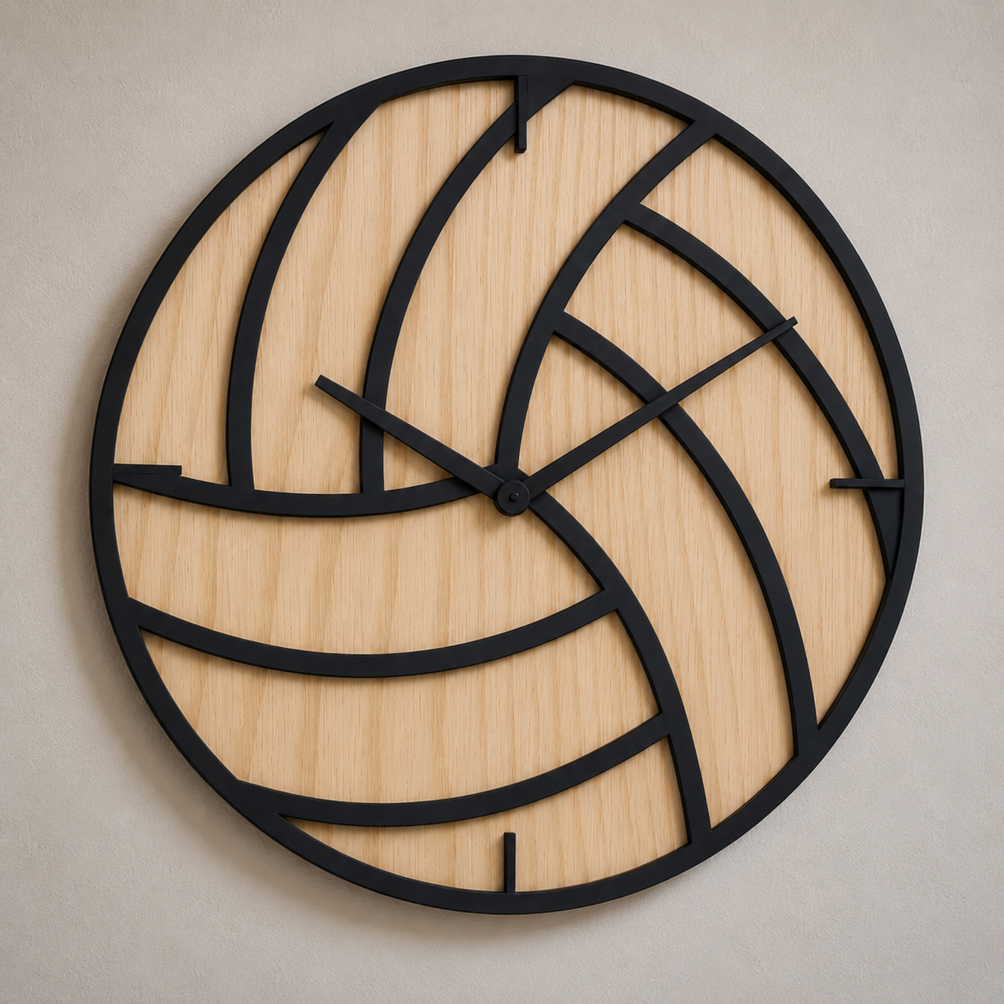Handgemachte volleball uhr