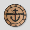 Wanduhr Heimathafen - Maloah Handmade Design