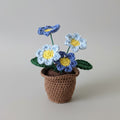 Handgehäkelte Blume im Topf – Ewige Deko mit Herz - Maloah Handmade Design