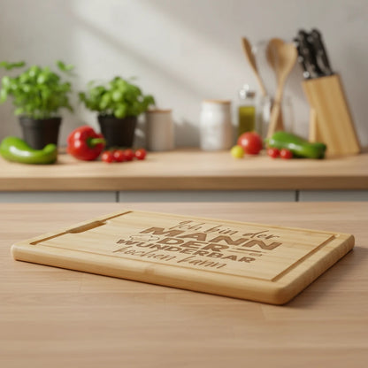 Schneidebrett aus Bambus - Maloah Handmade Design