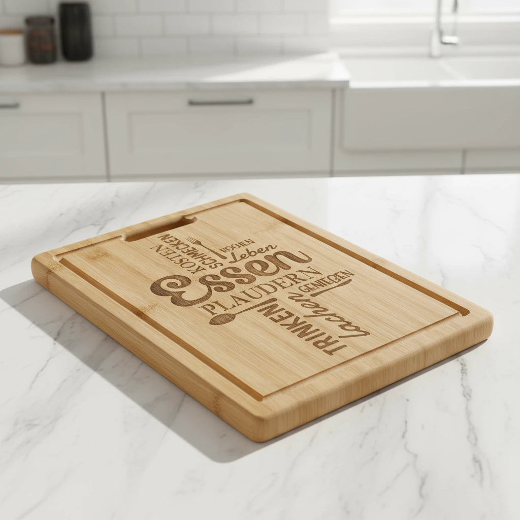 Schneidebrett aus Bambus - Maloah Handmade Design