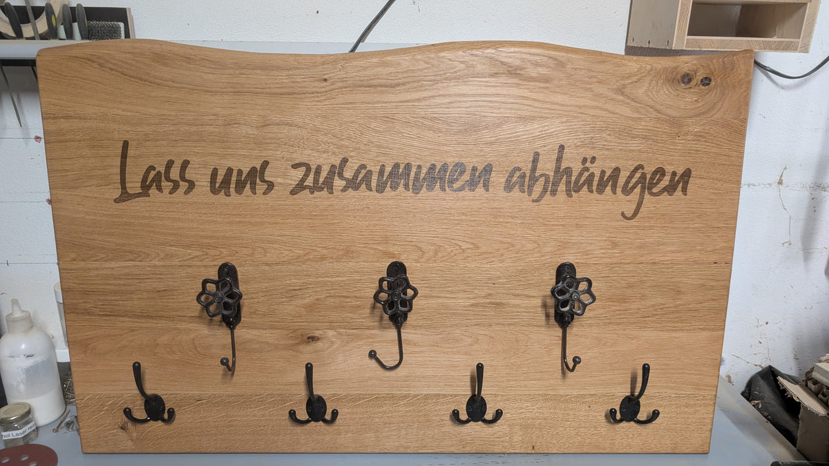 Individuelle Lasergravur auf Holz & Kundenmaterial - Maloah Handmade Design