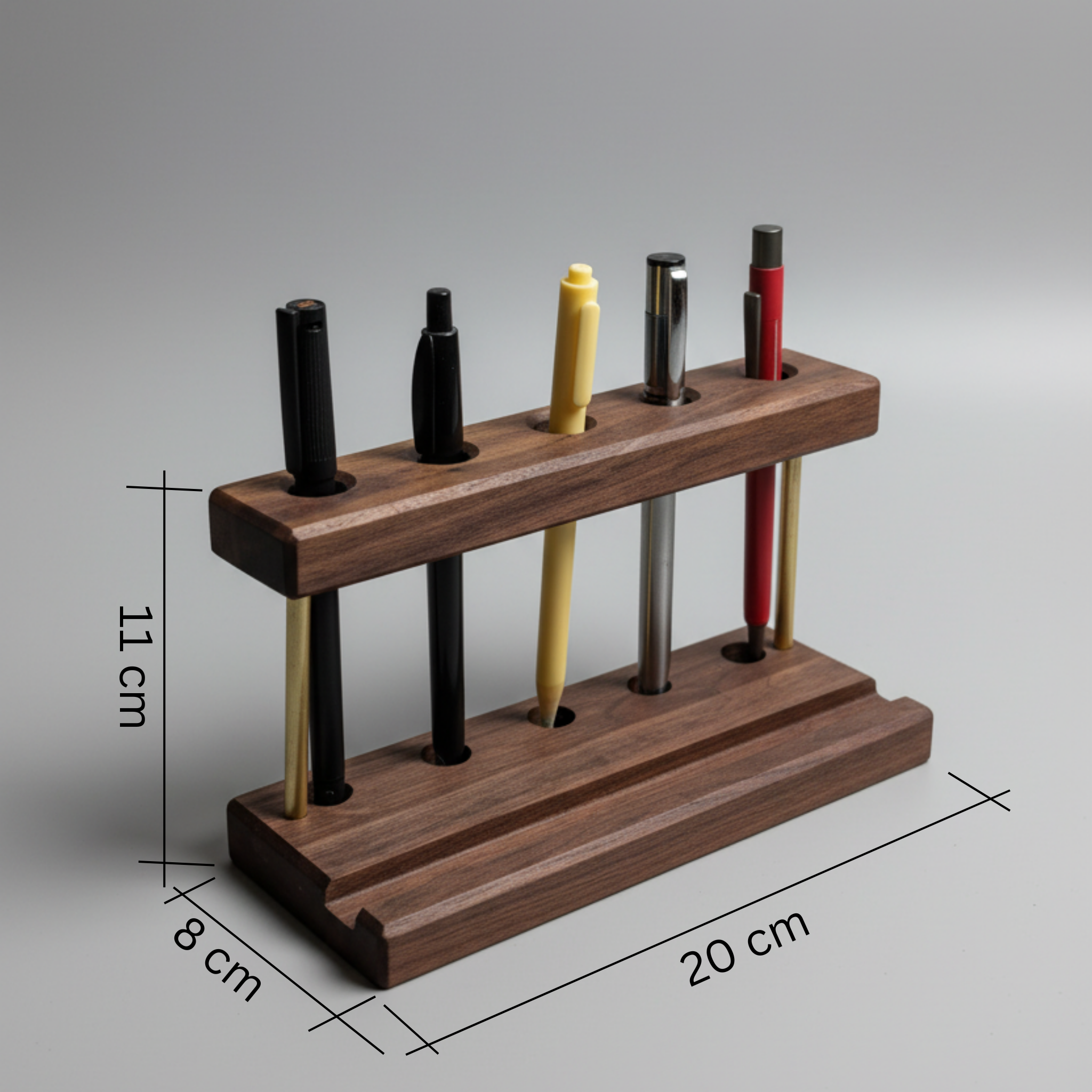 Schreibtisch Organizer aus Nussbaum