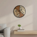 Wanduhr Monstera Moments - Maloah Handmade Design