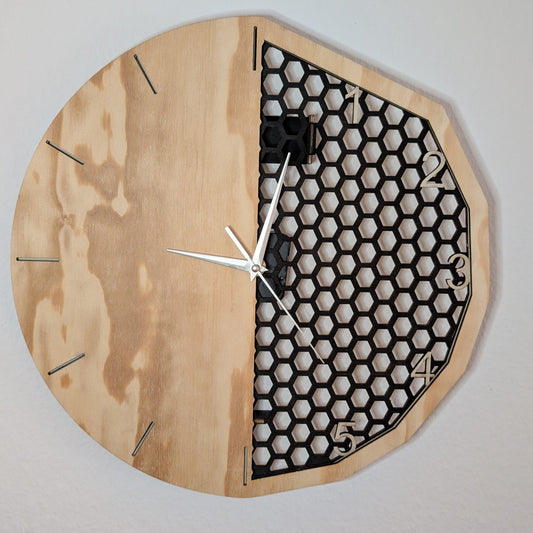 Zeitagon Wanduhr - Maloah Handmade Design