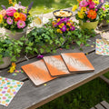Gravierter Aperol-Untersetzer aus Kiefernholz - Maloah Handmade Design