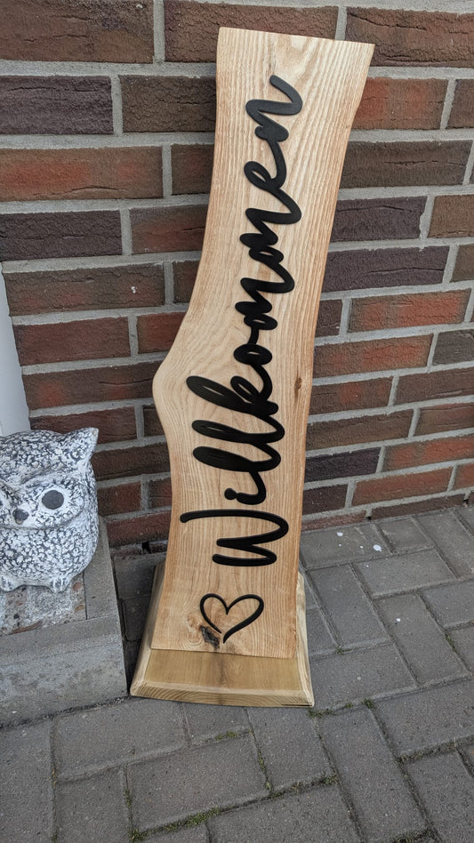 Tür-Aufsteller aus Eschenholz - Maloah Handmade Design