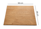 Schneidebrett Eiche – 50 × 36 × 2,1 cm - Maloah Handmade Design