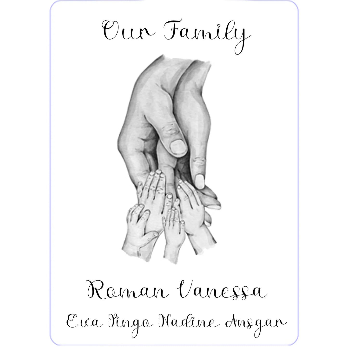 Our Family - Maloah Handmade Design
