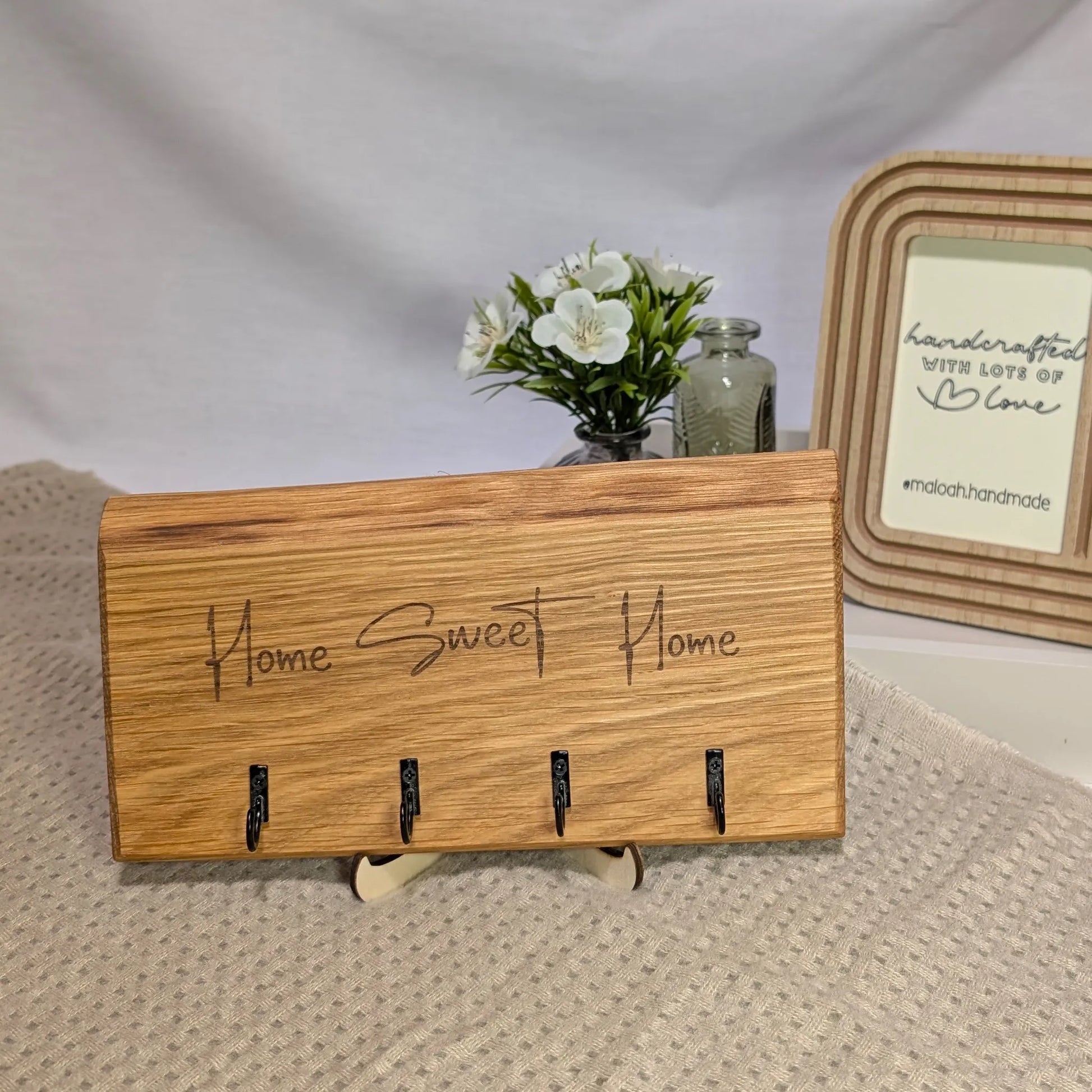Schlüsselbrett „Home Sweet Home“ - Maloah Handmade Design