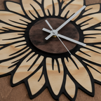 Sonnenblumen-Wanduhr - Maloah Handmade Design