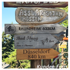Personalisierter Holz Wegweiser Garten – Gravur Schild BBQ Biergarten Geschenk - Maloah Handmade Design